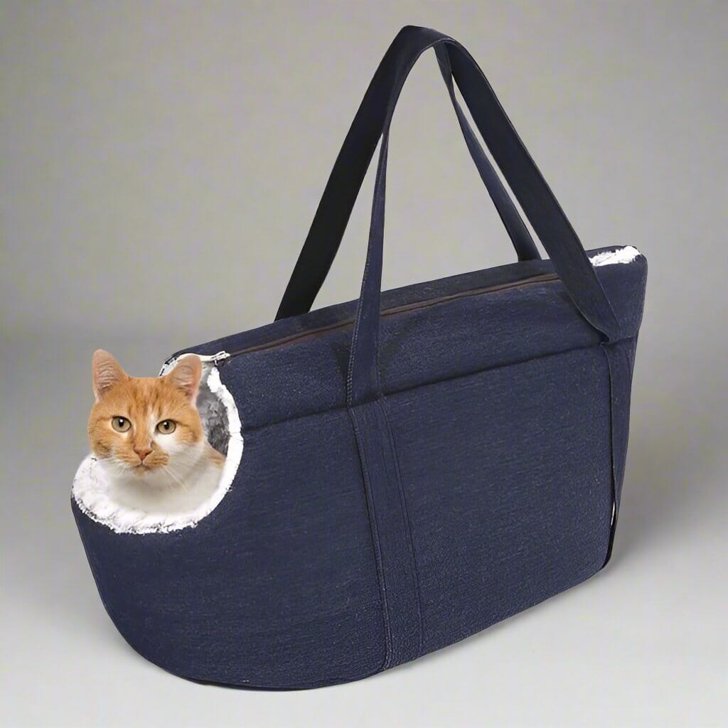 Sac de transport chat - CosyChat™ - Marine