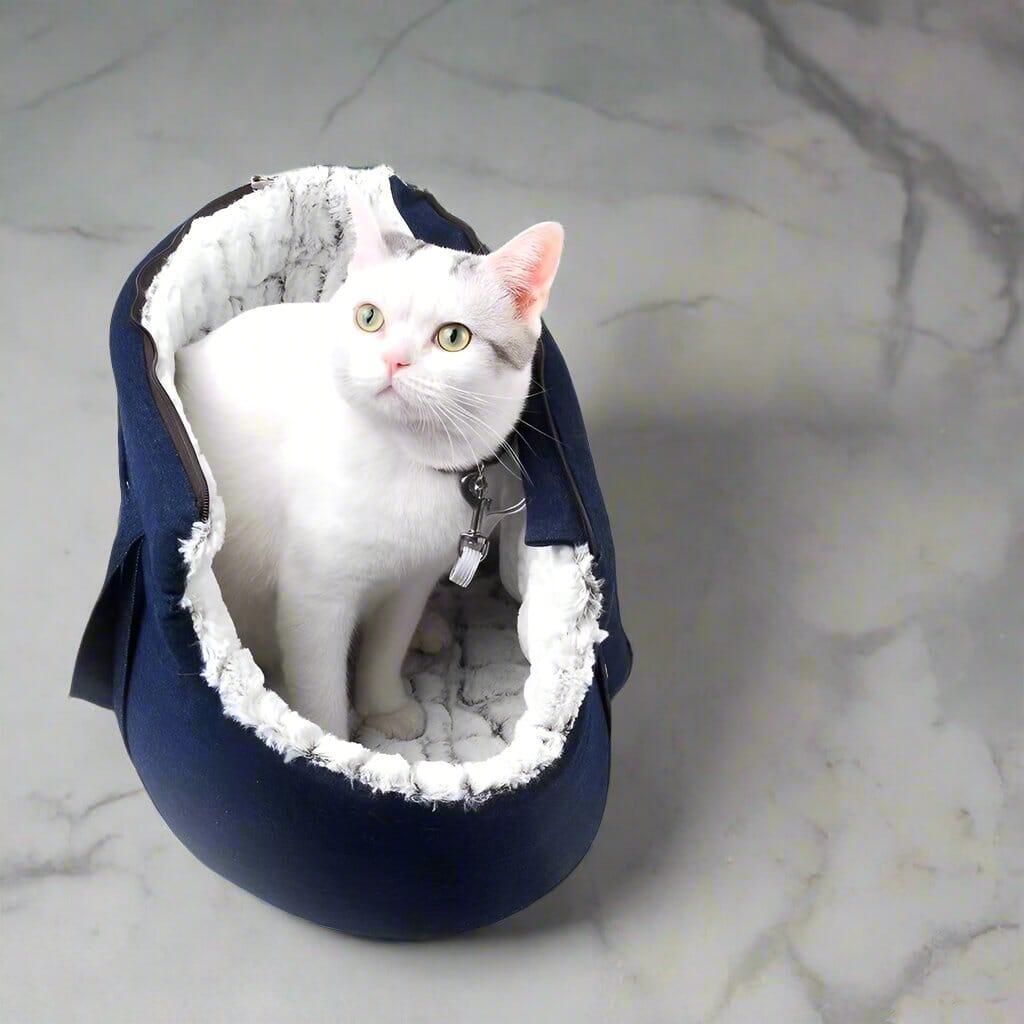 Sac de transport chat - CosyChat™ - Marine