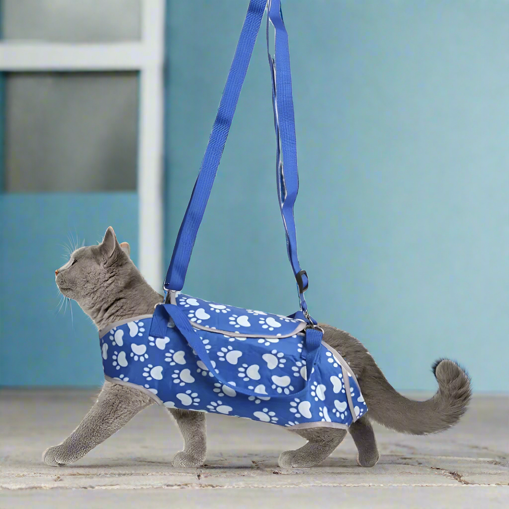 Sac de transport chat - PorteChat™ - Bleu